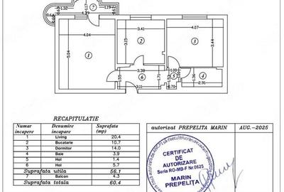 Apartament cu 2 camere decomandat, mobilat în Brâncoveanu - 9