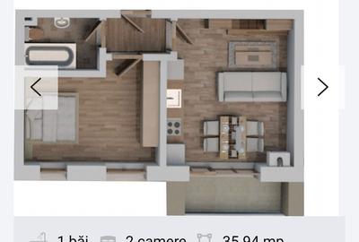 Studio 41 mp – 58.000  – Militari Residence, Chiajna, etaj 3/6 - 2