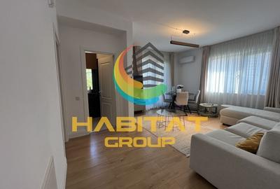 Sisesti 3 camere 73,6 mp 2 bai 2 balcone mobilat/utilat 6 min metrou - 2