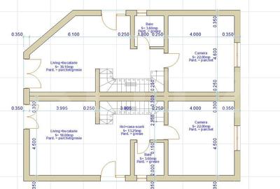 Dupex de vanzare, 120 mp utili, 150 mp de teren, zona Fagului - 3
