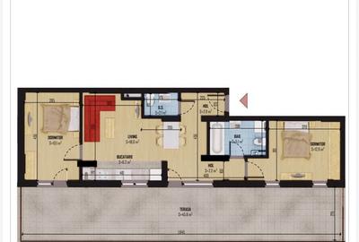 Apartament cu 3 camere în Central - 10