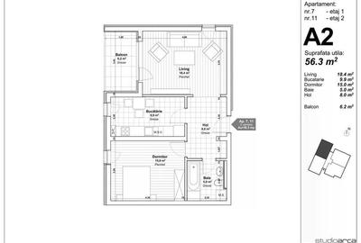 Apartament cu 2 camere decomandat, mobilat în Bucovina - 6