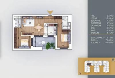 Comision 0 | Apartament 3 Camere Metrou | Dezvoltator - 4
