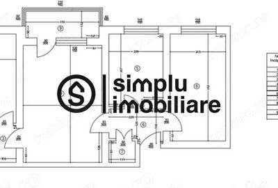 Apartament cu 3 camere semidecomandat în George Enescu - 2