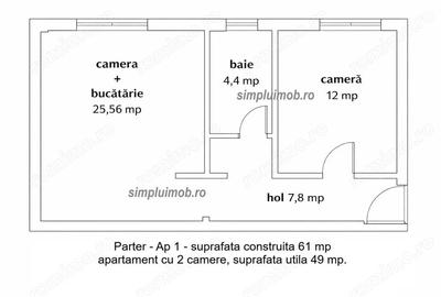Apartament cu 2 camere decomandat în Ultracentral - 4