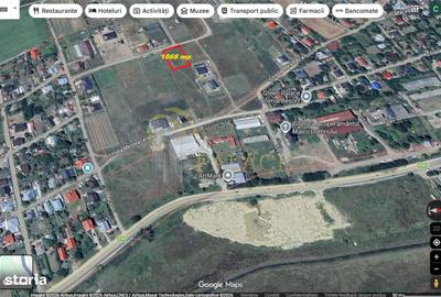 Teren de 1068 mp, în Popricani - 2