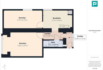 Apartament cu 2 camere în Ultracentral - 2