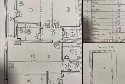 Apartamant 3 camere, bloc nou LOC DE PARCARE IN SUBTERAN - 15