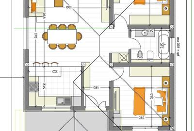 Casă cu 3 camere în Mioveni - 2