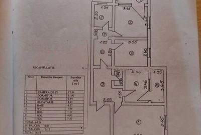 Apartament cu 3 camere în Central - 2