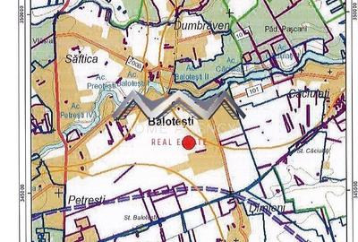 Teren de 9700 mp, în Balotești