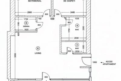 Apartament cu 3 camere în Central - 15
