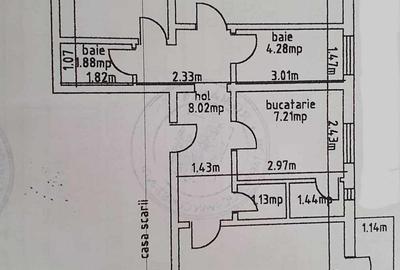 Apartament cu 3 camere decomandat în Câmpineanca - 3