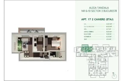 Apartament 2 camere Decomandat | 500 m Metrou Mihai Bravu | Comision 0 - 15