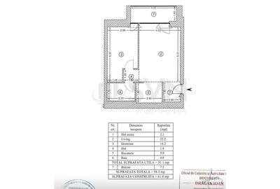 REA1021032 2 camere mobilat  parcare ONE Cotroceni - 10