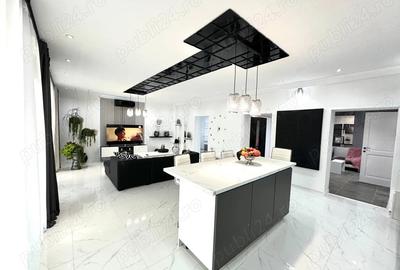 Casa moderna, design deosebit, complet mobilata