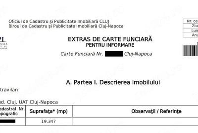 Teren de 22154 mp, în Someșeni - 3