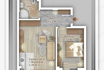 Apartament cu 2 camere în Titan - 4