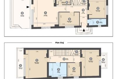 Casă individuală cu 4 camere cu Teren 370 Mp în Băneasa - 12