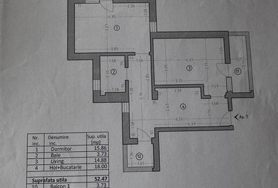 Apartament cu 2 camere semidecomandat în Brazda lui Novac - 8