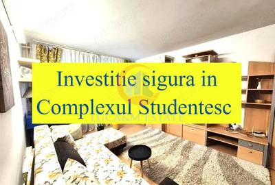 Garsonieră decomandată, mobilată în Complex Studențesc - 2