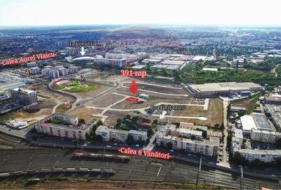Teren Construcții intravilan de 391 mp, în Aurel Vlaicu