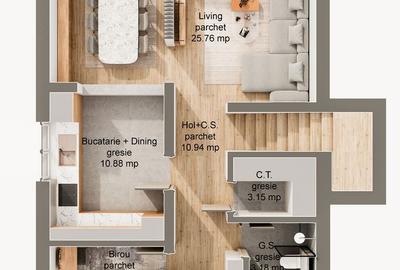 Casă cu 5 camere cu Teren 339 Mp în Șura Mare