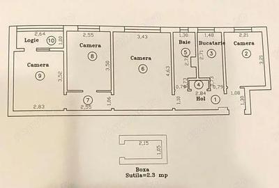 COMISION 0%, Apartament 4 Camere, Etaj 2, 61 mp, Mobilat, Zona Dacia - 1