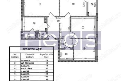 De vanzare apartament decomandat 4 camere zona Apsului - Militari - 15