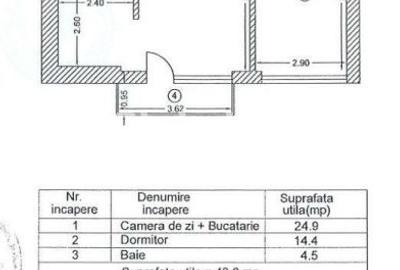 Apartament cu 2 camere semidecomandat, mobilat în Bucureștii Noi - 7