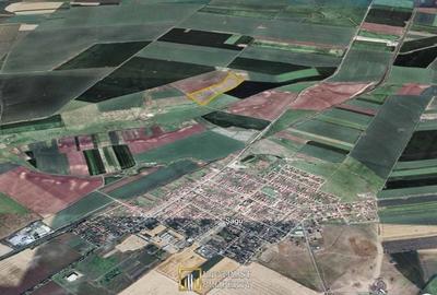Teren agricol 12,28 ha Sagu - acces DN69 & A1, acum 1,38 EUR/m - 1