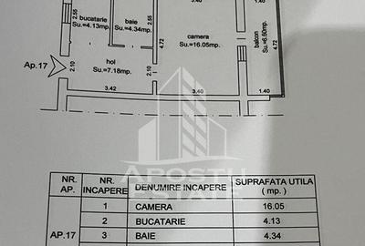 Apartament 1 camera,zona Lipovei Apartament 1 camera,zona Lipovei - 3