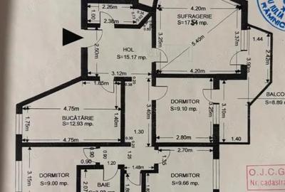 Apartament 4 camere renovat complet, Dragasani ,Valcea 91mp, etaj 3 - 7