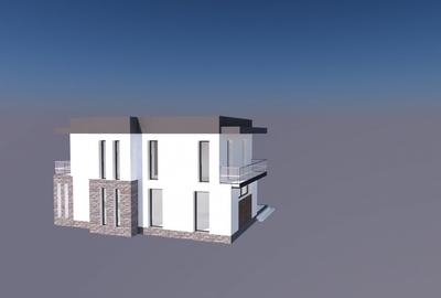 Casa moderna in stil mediteranean, teren 500mp, Cristian - 3