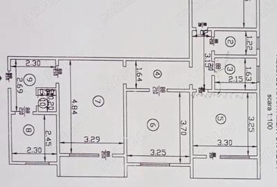 Apartament cu 2 camere decomandat în Tomești - 1