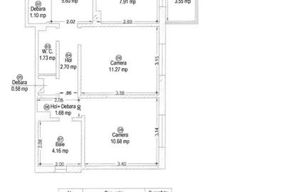 Apartament cu 3 camere decomandat în Circumvalațiunii