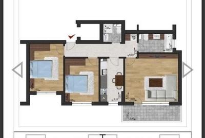 Apartament cu 3 camere decomandat, mobilat în Central - 4