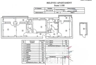 Apartament 4 camere - Ion Mihalache | Metrou 10 minute | "Ansamblul Steaua" - 17