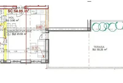 2 camere finalizat cu o terasa impresionanta - 8