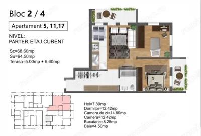 Apartament 3 camere in bloc nou finalizare primavara 2026 - 1