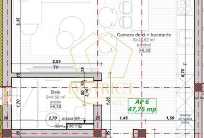 Apartament cu 2 camere decomandat în Giroc - 2