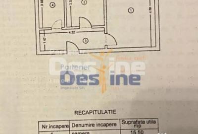 Garsonieră decomandată în Valea Lupului - 1