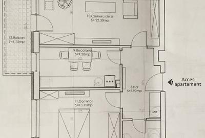 Apartament cu 2 camere decomandat, mobilat în Metalurgiei - 16