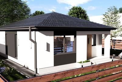 Casă Parter -  Modernă - Strada Asfaltata - Comuna Berceni - 11