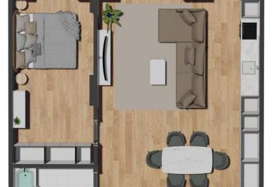 Apartament cu 2, camere, zona Vivo, parcari subterane - 32