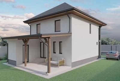 FARA COMISION in COMPLEX rezidential Vila cu 4 camere P+1+pod LA CHEIE beci C TH - 2