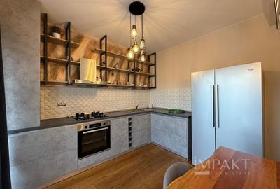 Apartament cu 3 camere semidecomandat, mobilat în Gruia - 5