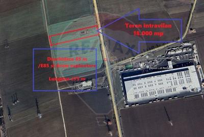 Teren intravilan 18.000 mp Nord Roman la E85 - 3