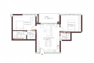 Apartament 3 camere de vanzare in Centru, Cluj Napoca - 8