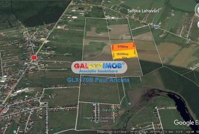 Teren Balotesti Saftica Lahovari 18200 mp rezidential - 1